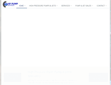 Tablet Screenshot of hppumpservices.co.uk